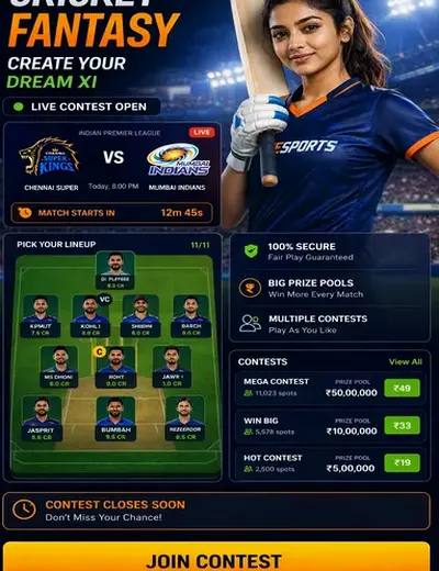 Zkbet (zkbet) fantasy cricket & matchday visual 3